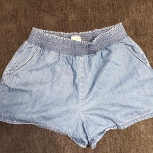 High Waisted Paperbag Shorts